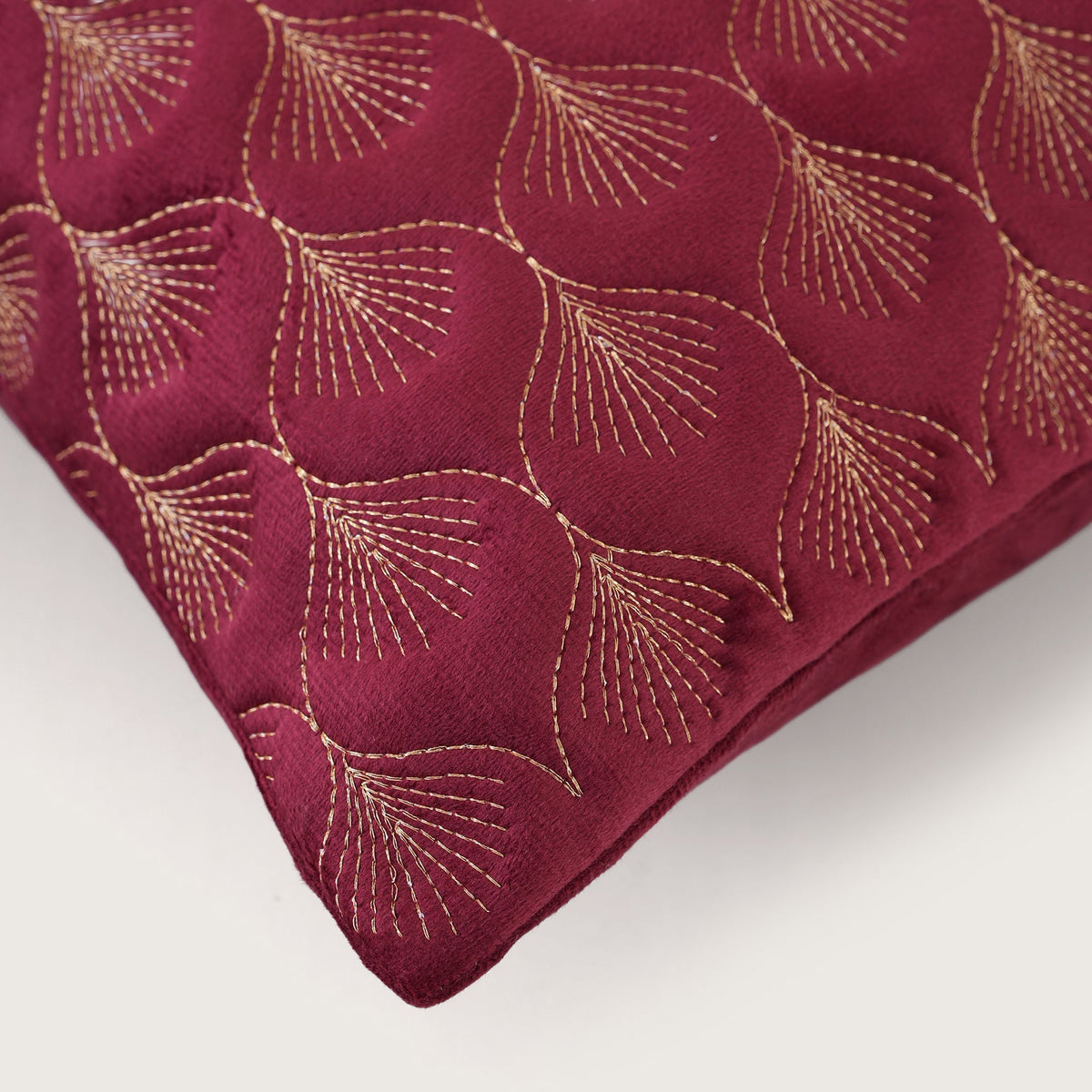 Luxury Quilted Scalloped Cushion Cover- Set of 2