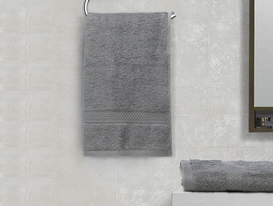 HOME 360 Hand Towel Set of 2, | 40X60 CM | 100% Cotton | Perfect for everyday use | Colorfas