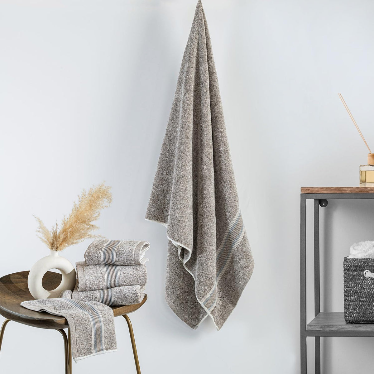 Super-Soft Water & Soil Bath Towel|Luxurious Blend of Cotton & Bamboo Fiber Towel for Bathing|75X150 CM