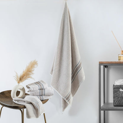 Super-Soft Water & Soil Hand Towel Set of 2|Luxurious Blend of Cotton & Bamboo Fiber Towel for Bathing|40X60 CM