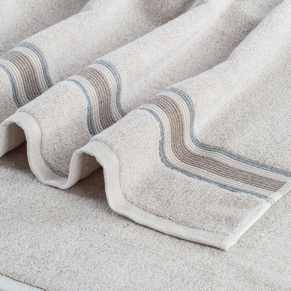 Super-Soft Water & Soil Hand Towel Set of 2|Luxurious Blend of Cotton & Bamboo Fiber Towel for Bathing|40X60 CM