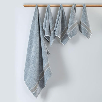 Super-Soft Water & Soil Hand Towel Set of 2|Luxurious Blend of Cotton & Bamboo Fiber Towel for Bathing|40X60 CM