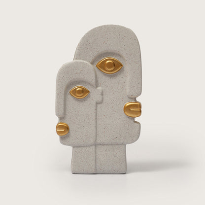 Dual Face Ceramic Vase