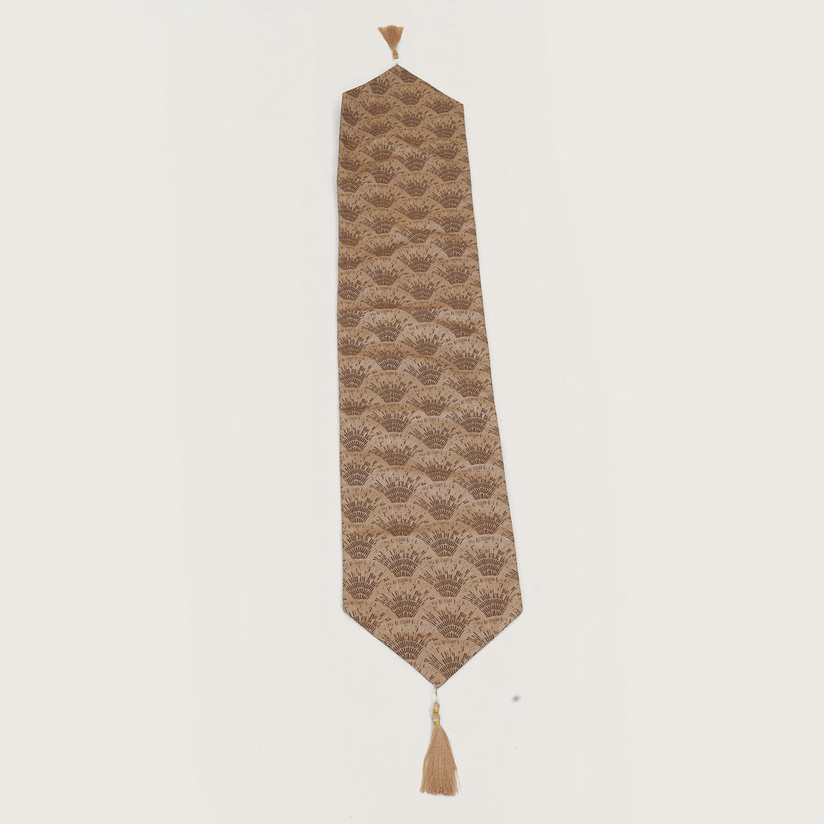 Decorative Table Runner with Tassels - Sienna