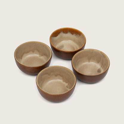 Rustic Earth Dal Bowls: Set of 4