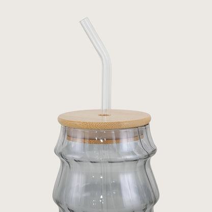Ripple Tumbler with Lid & Glass Straw