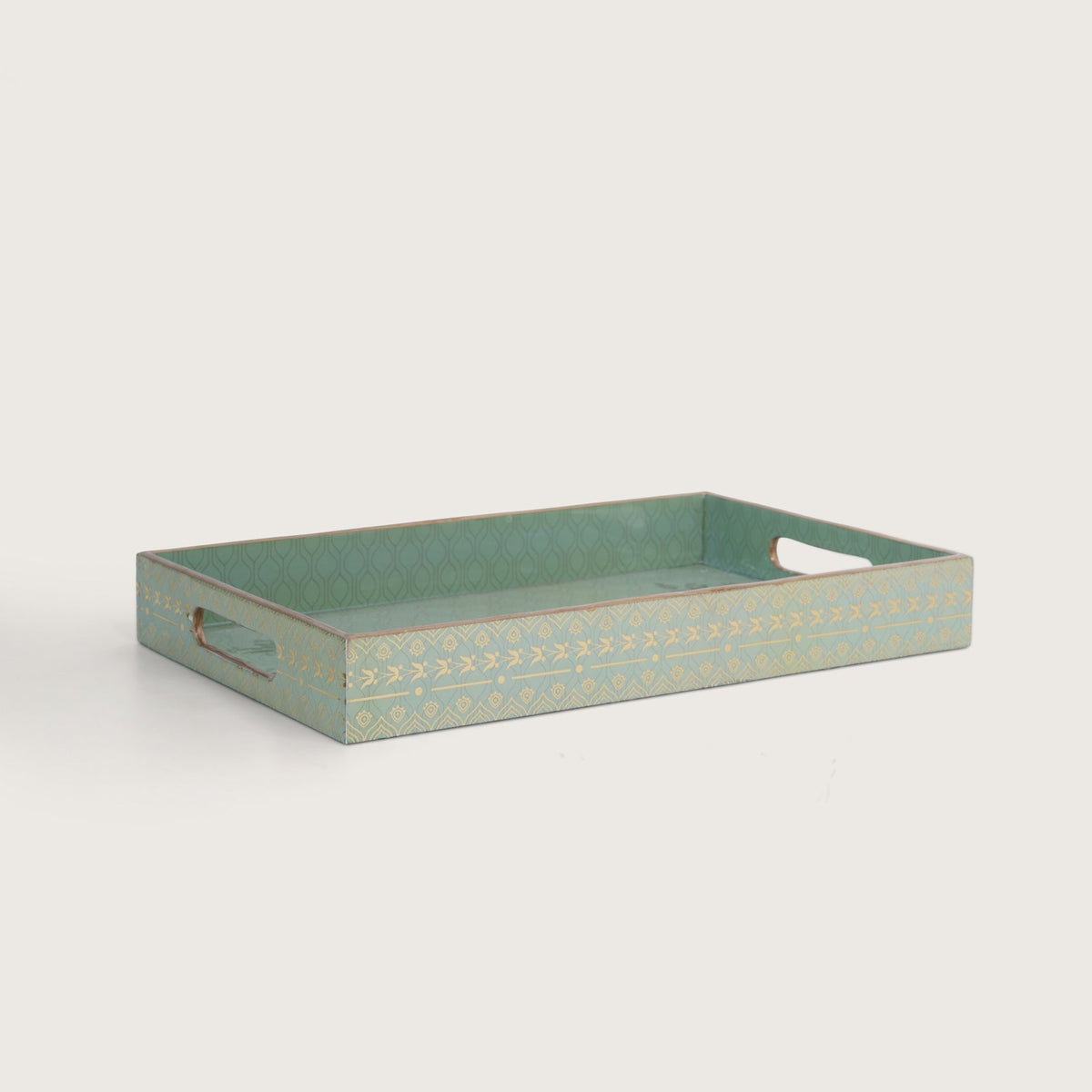 Printed Jungle Deer Tray - Set of 3