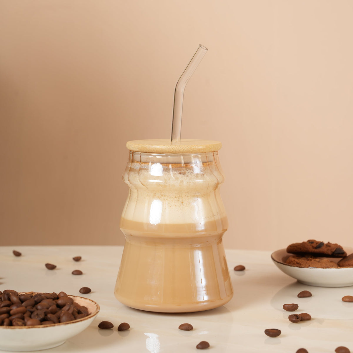Ripple Tumbler with Lid & Glass Straw