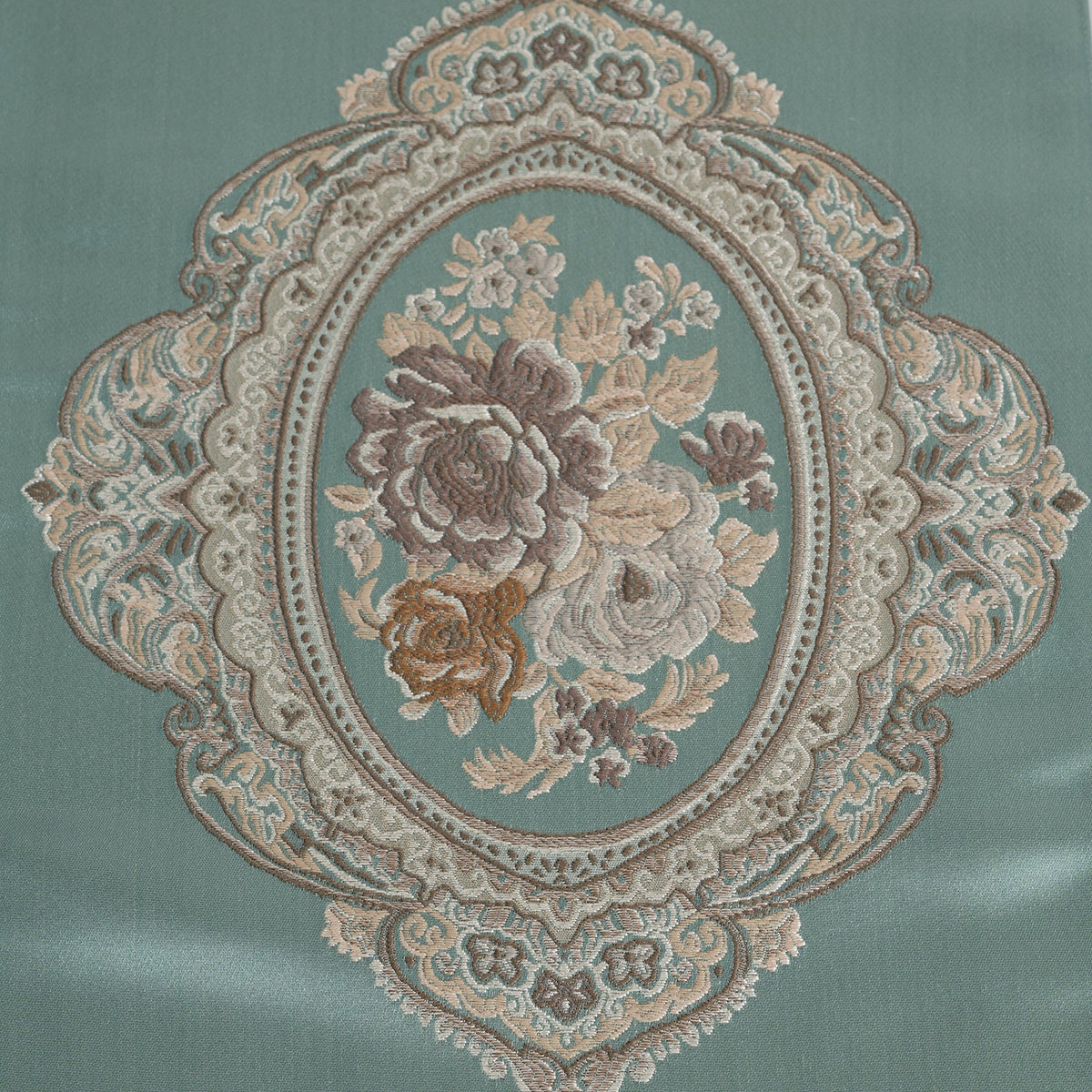 Victorian Table Runner with Tasseled Ends In 4 Shades