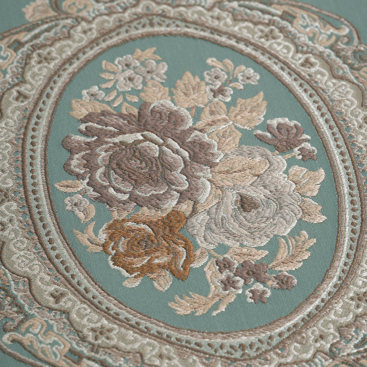 Victorian Table Runner with Tasseled Ends In 4 Shades