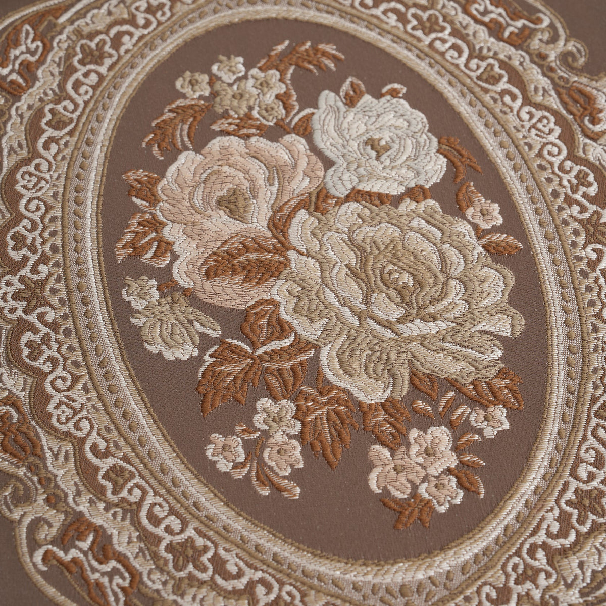 Victorian Table Runner with Tasseled Ends In 4 Shades