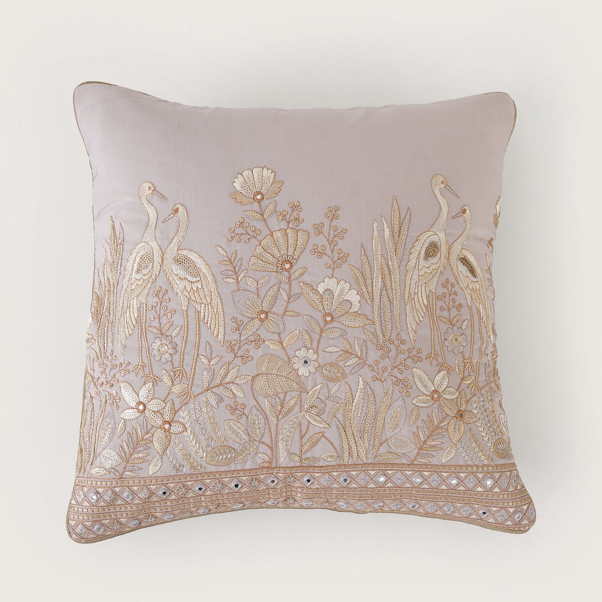 Flora & Feathers Cushion Cover