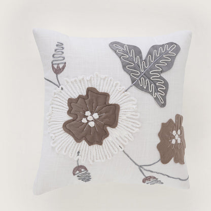 Appliqué Floral Cushion Cover Set of 2