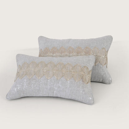 The Gilded Leaf Cushion Cover - Set of 2