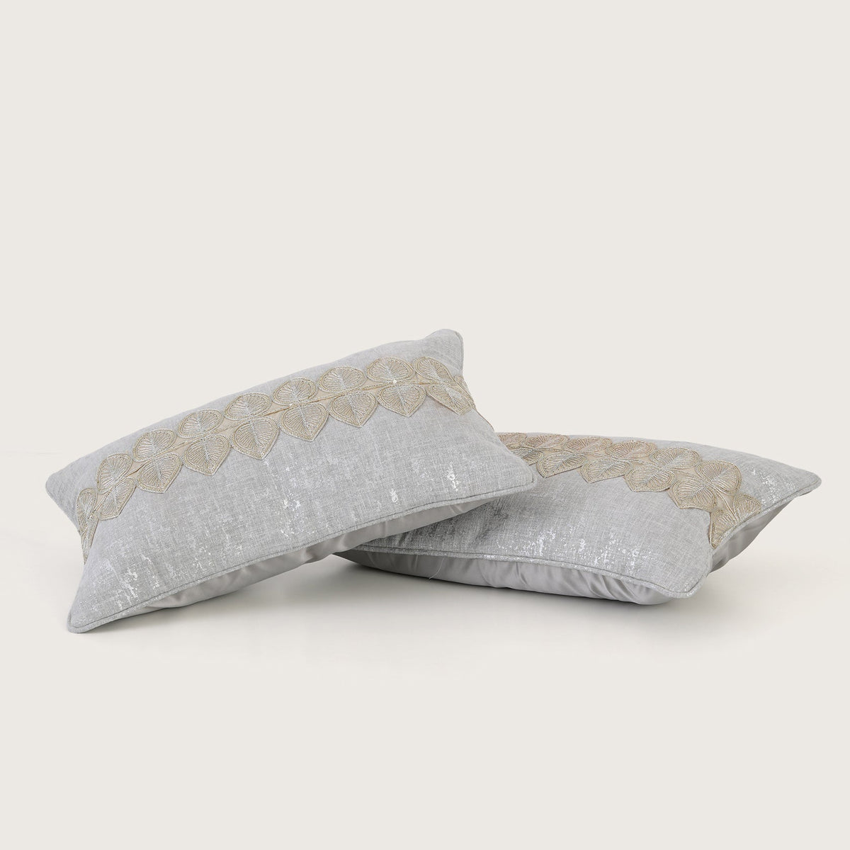 The Gilded Leaf Cushion Cover - Set of 2