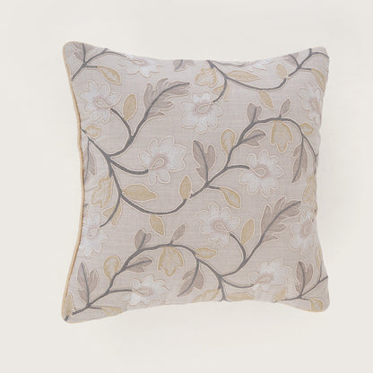 Embroidered Floral Cushion Cover - Single Unit