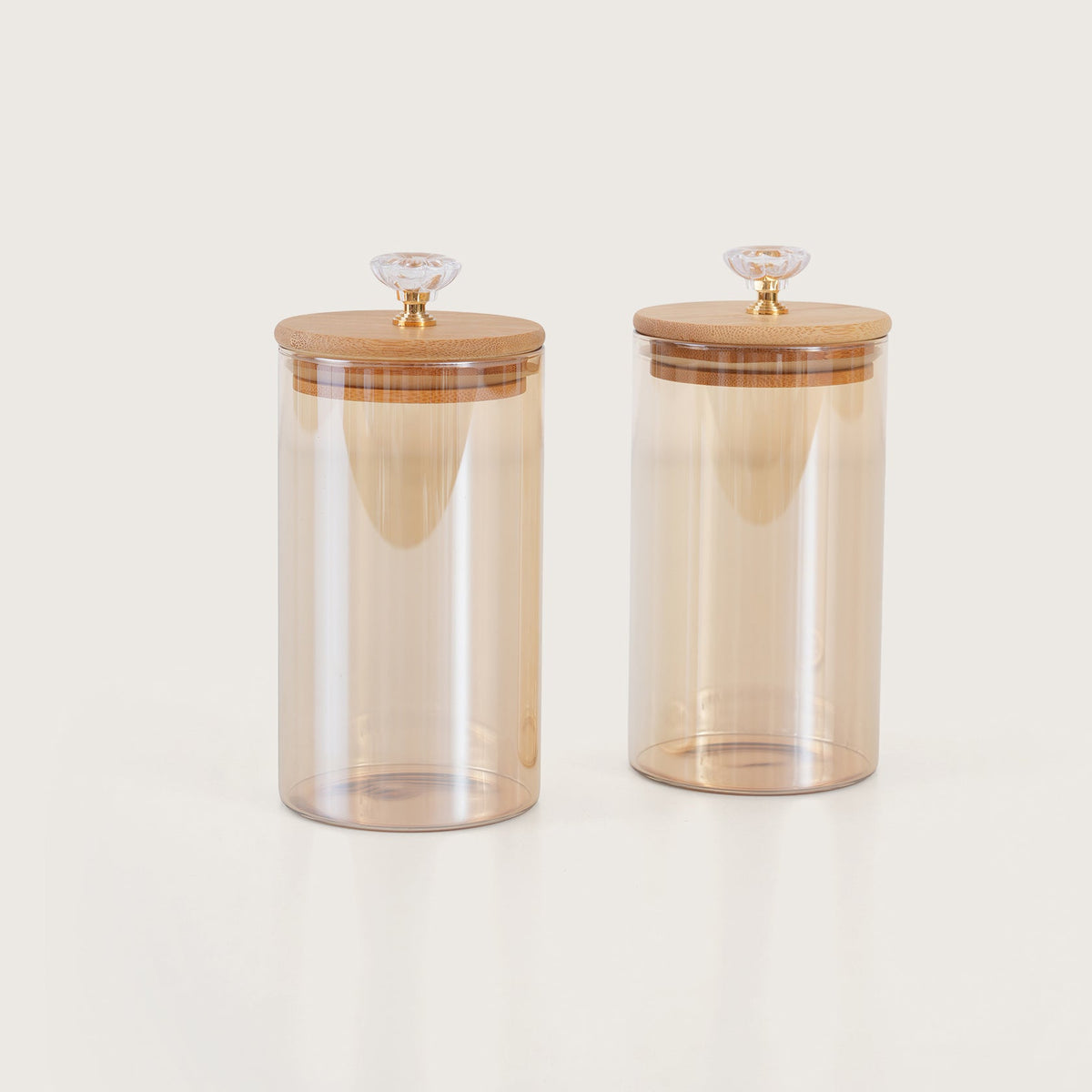 Glass Jar Storage Containers 750ML - Set of 2 | Airtight