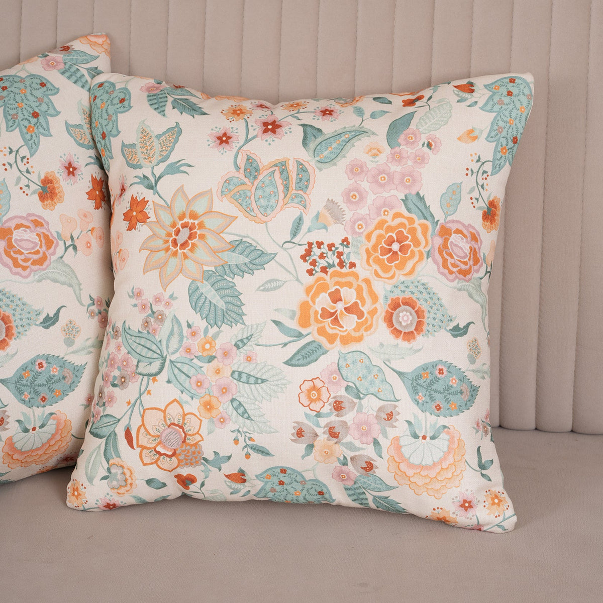 Vintage Floral Bouquet Cushion Cover - Set of 2
