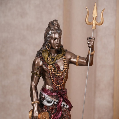 Divine 2 Feet Large Mahadev Sculpture with Trishul