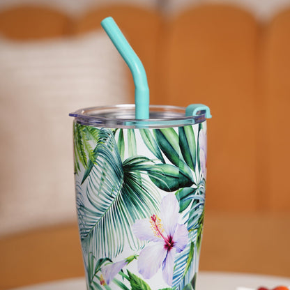 Tropical Hibiscus Insulated Tumbler