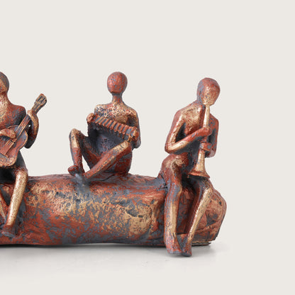 Abstract Miniature Musicians Showpiece